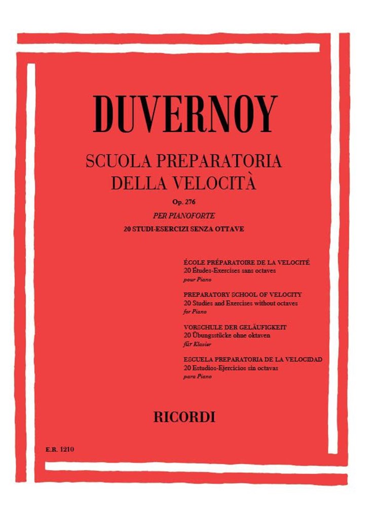 Scuola Preparatoria Della Velocità Op. 276
